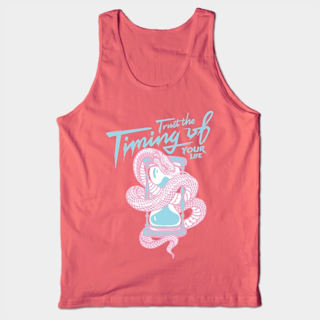 Trust The Timing Of Your Life Tank Top by CHAKRart